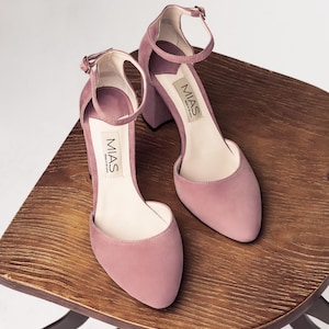 Wedding suede leather shoes, high heel burgundy shoes, fashion closed toe pumps, special occasion women’s shoes, handmade suede shoes