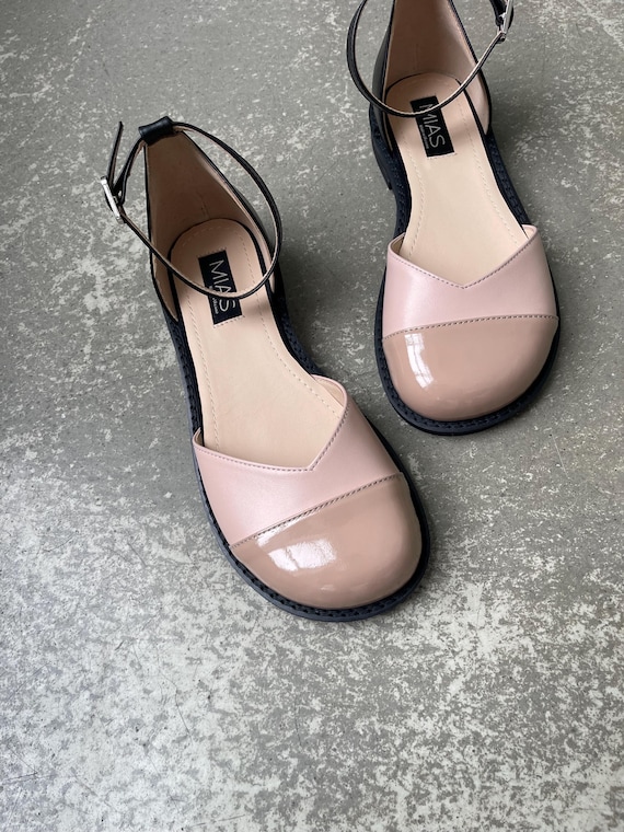 Women’s Barefoot Sandals, Mary Jane Flat Shoes, Black Leather Ballet Shoes, Summer Flat Sandals, Custom Width Shoes, Ankle Strap Shoes