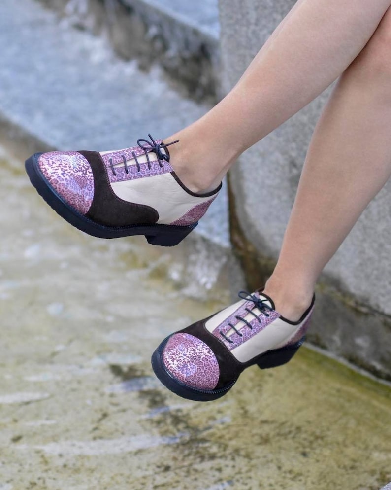 Womens Handmade Oxford Shoe, Leather, Suede, Patent Leather Shoes, Black Shoe, Tie Shoe, Dress Shoe, Casual Shoe, Free Customization