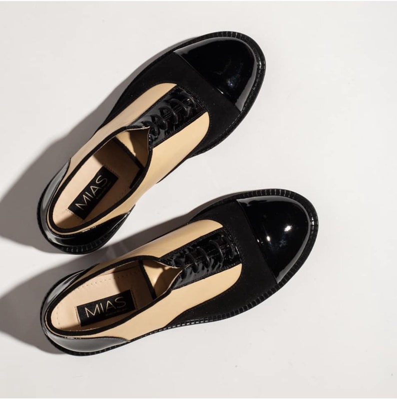 Women’s Genuine Leather Oxford Shoes, Suede Shoes, Patent Leather Shoes, Black Dress Shoes, Tie Shoes, Casual Shoes, Office Footwear