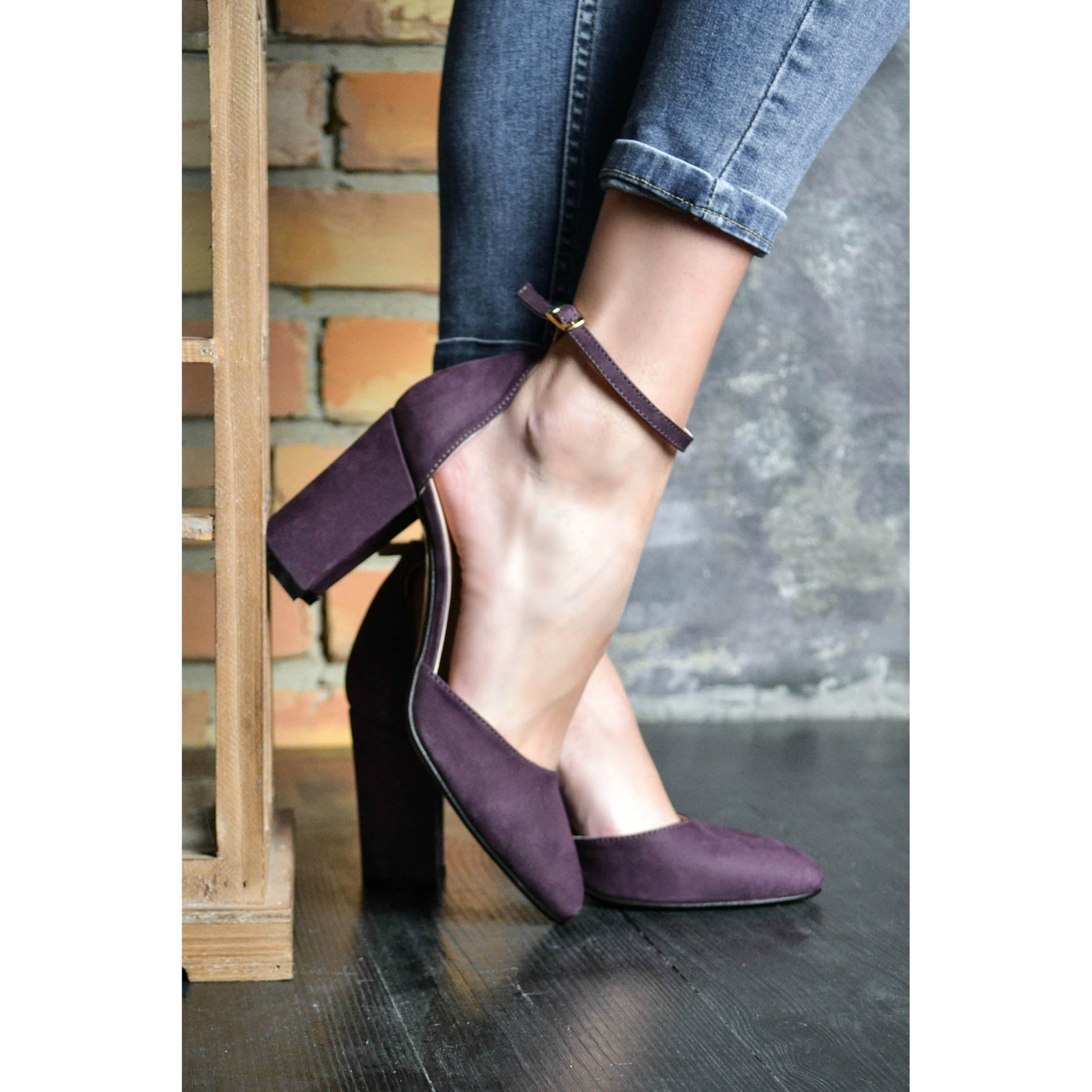 Women's purple footwear - 
