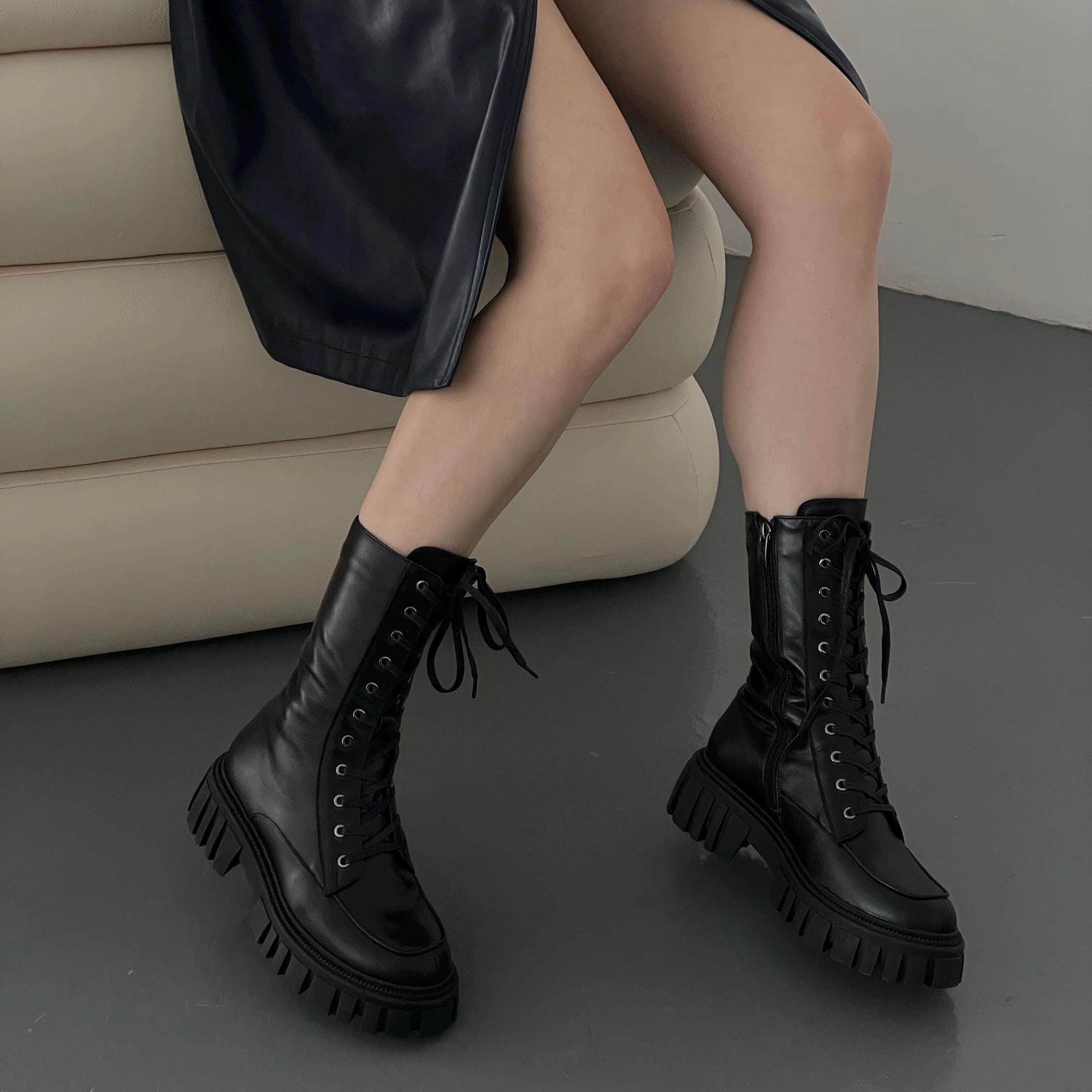 Chunky Combat Boots - Etsy