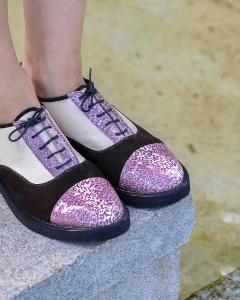 Womens Handmade Oxford Shoe, Leather, Suede, Patent Leather Shoes, Black Shoe, Tie Shoe, Dress Shoe, Casual Shoe, Free Customization