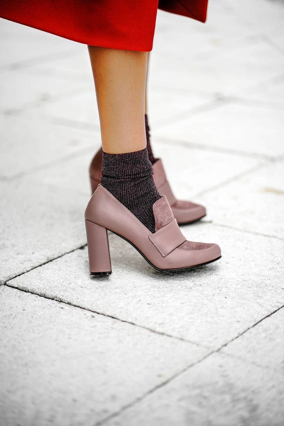 Blush colored pumps sale