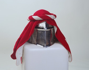 Top Helm SCA LARP knight helmet SCA helmet fantasy armor larp helmet steel helmet medieval helmet warrior helmet sca armor larp armor armor