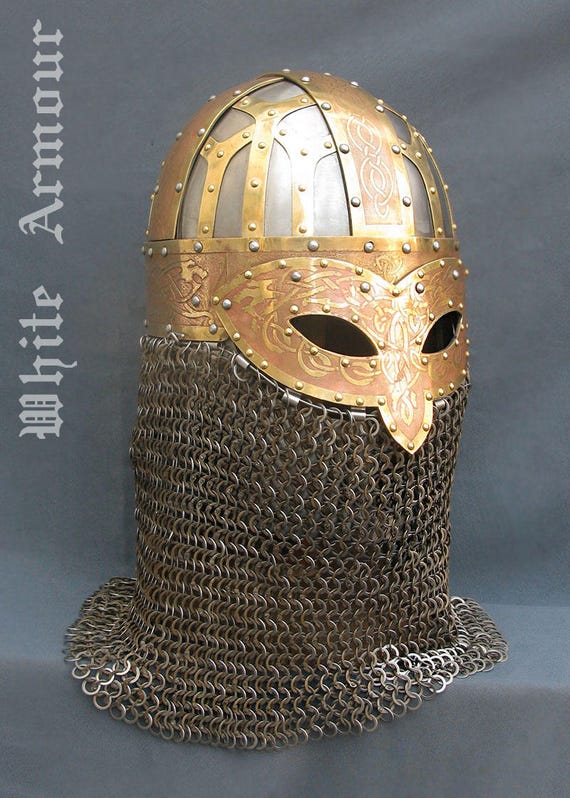 Legendary Viking Helmet SCA LARP vendel viking armor warrior | Etsy