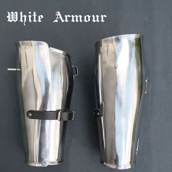 Greaves simple SCA LARP armor armour greaves armor SCA armor larp armor Fantasy armor greaves steel greaves larp greaves sca