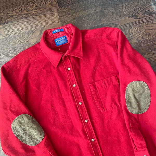 Vintage Pendleton Red Button Down Shirt