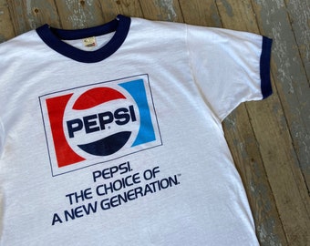 Vintage Pepsi Challenge Kramer Seinfeld All Over AOP 90s Shirt Size Mens XL