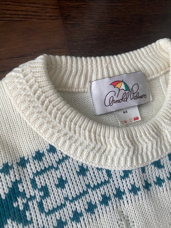 90’s Arnold Palmer Golf Sweater Vintage 1990’s - image 6