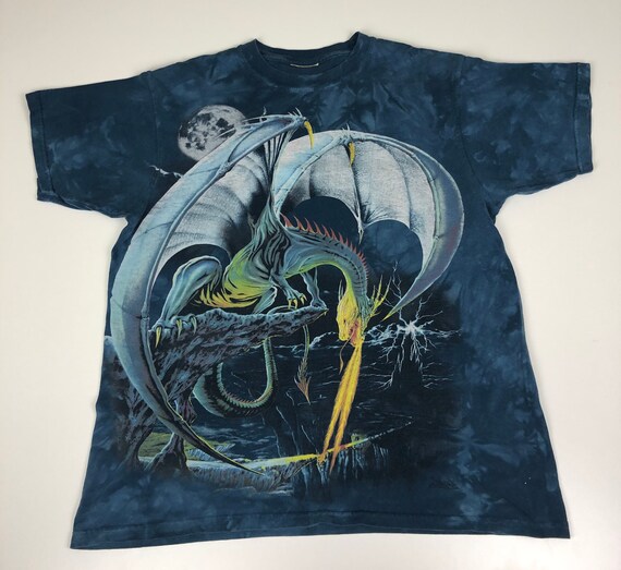 90’s Fire Breathing Dragon T Shirt Vintage 1990s