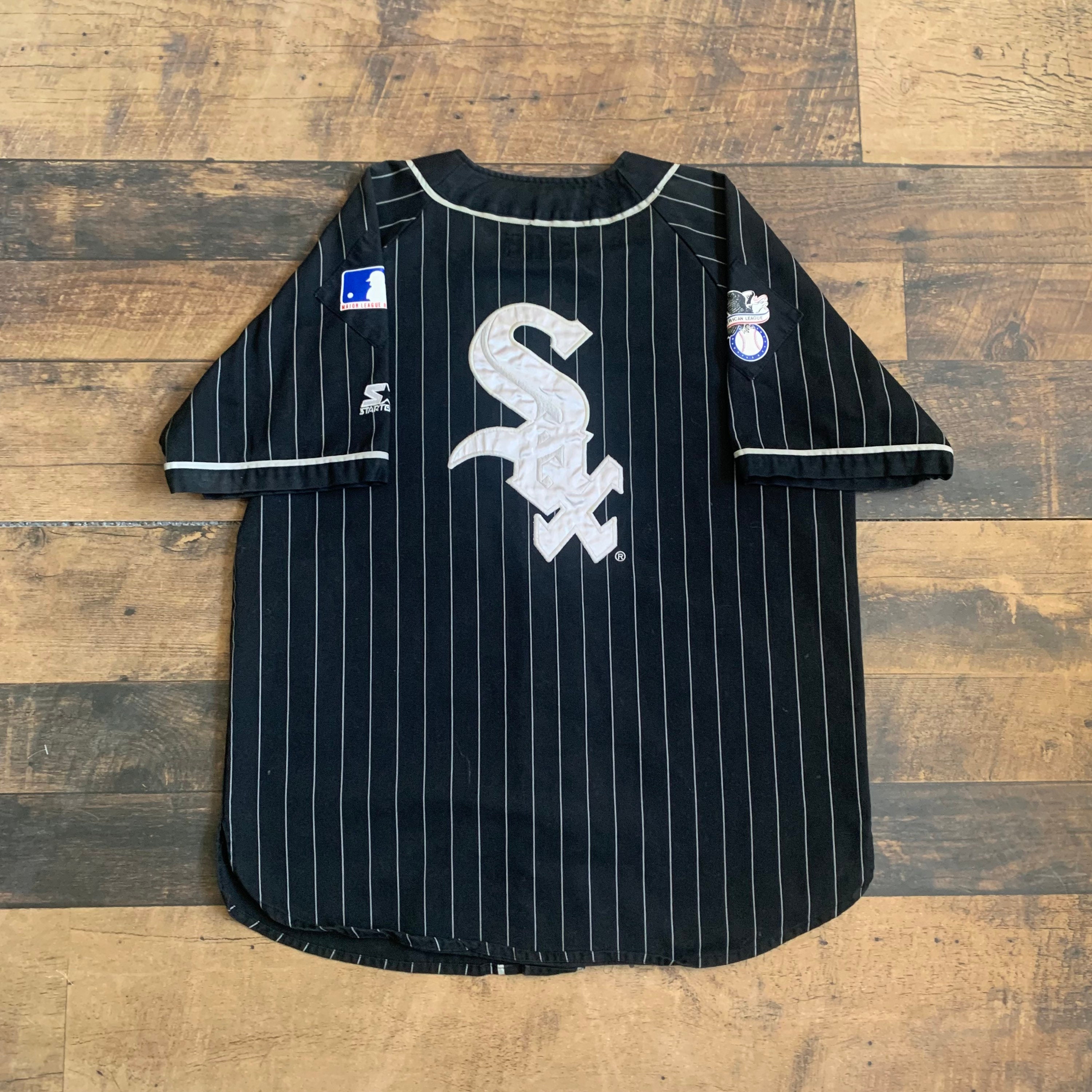 VINTAGE RARE EARLY 90's STARTER CHICAGO WHITE SOX BASEBALL JERSEY IN  SIZE M