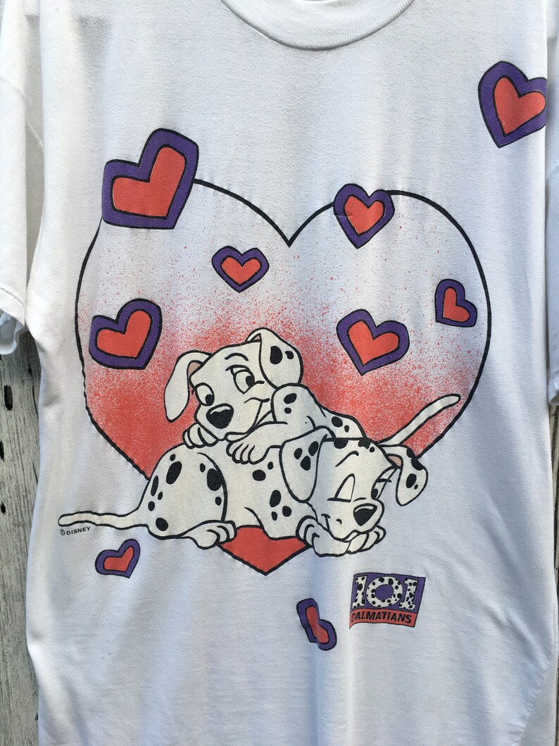 90\u2019s 101 Dalmatians Tee Shirt Disney Vintage 1990s