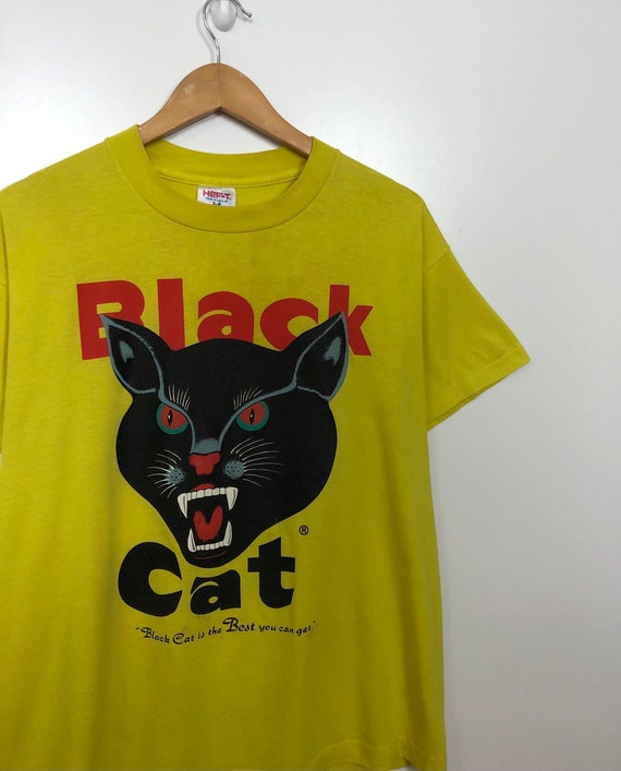 80’s Black Cat Big Top Fireworks T Shirt Single St