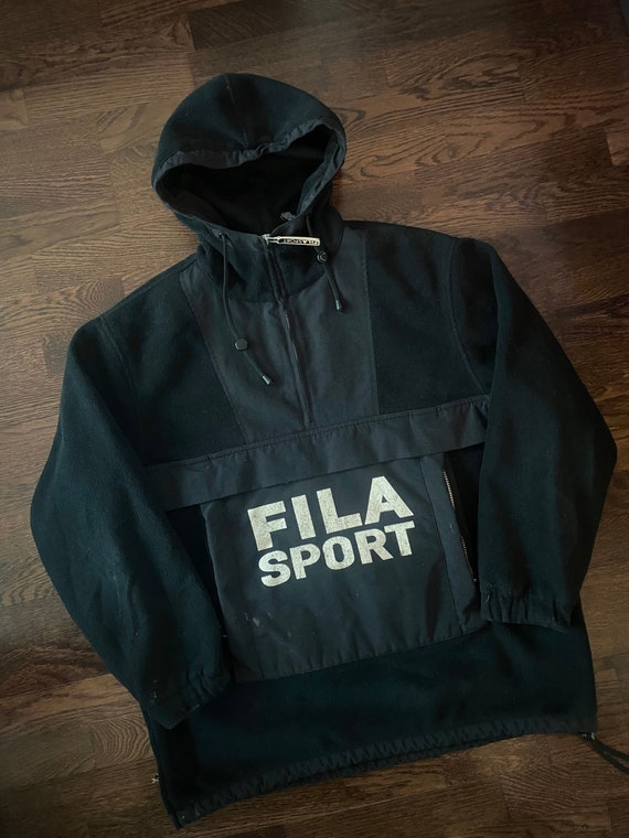 90’s Fila Sport Fleece Anorak Vintage 1990’s - image 1