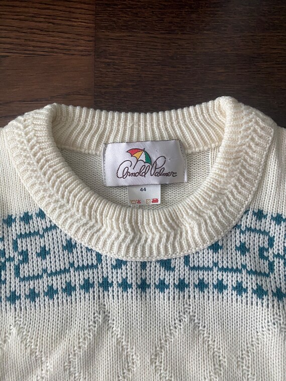 90’s Arnold Palmer Golf Sweater Vintage 1990’s - image 4