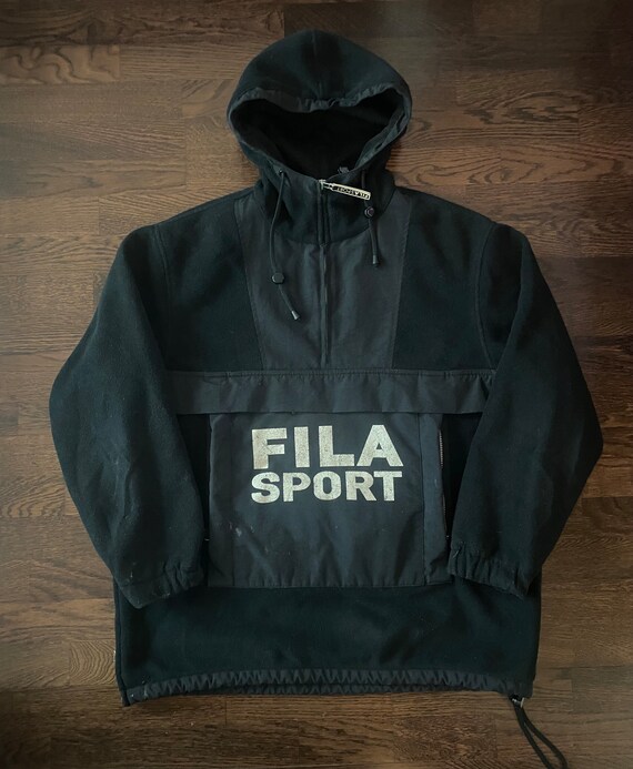 90’s Fila Sport Fleece Anorak Vintage 1990’s - image 2