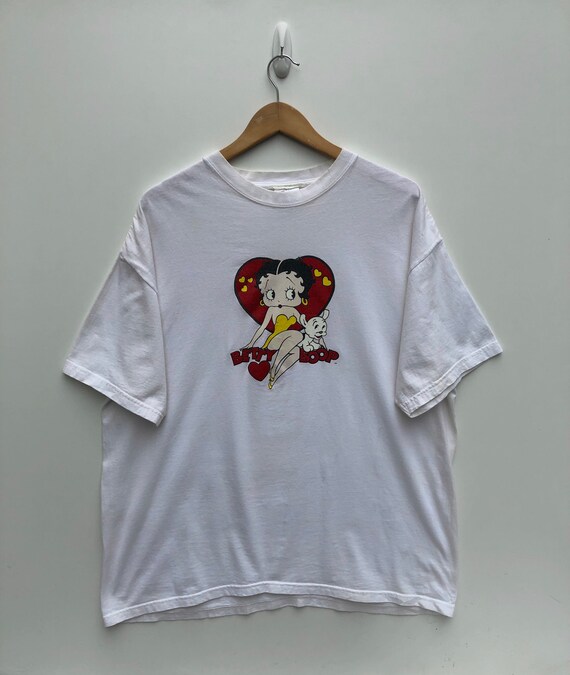 Vintage Betty Boop White T Shirt 2000’s