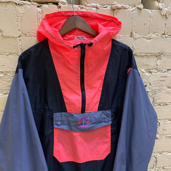 Neon Windbreaker - Etsy