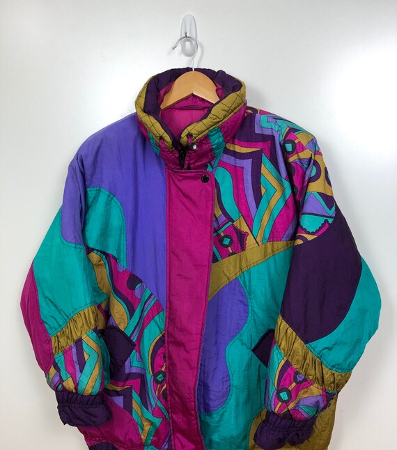 90’s Crazy Neon Design Jacket Vintage 1990’s