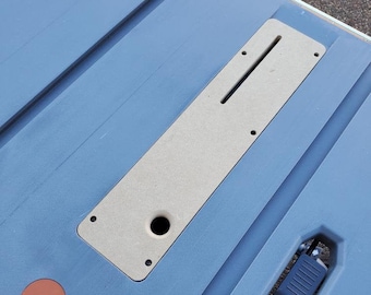 Ridgid R4513 Zero Clearance Table Saw Insert: MDF, with/without Riving Knife Pocket