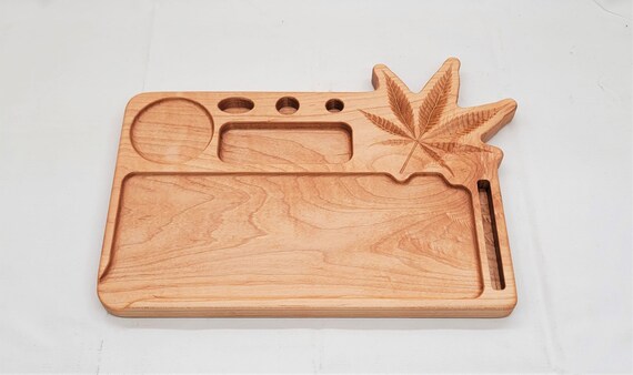 Rolling Tray - Three Leafs