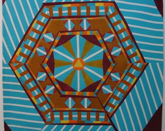 Washing Machine I Art Quilt