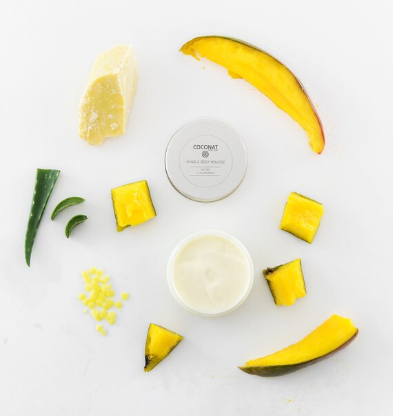 Krperbutter mit Mango und Aloe Vera, Natrliche Feuchtigkeitscreme fr den  Krper mit Sheabutter, Bio-Nhrende Krpercreme, Hautgltter - Etsy.de