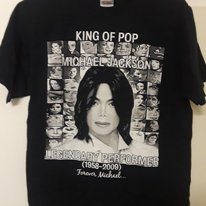 Michael Jackson King of Pop Memorial T Shirt