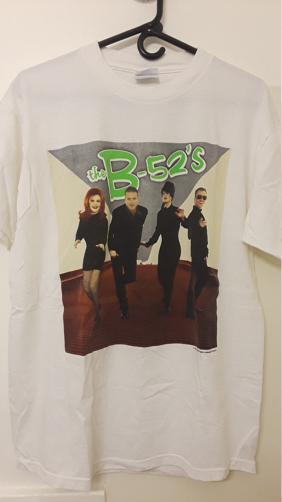 Vintage 90's B-52's Time Capsule 1998 Tour T Shirt