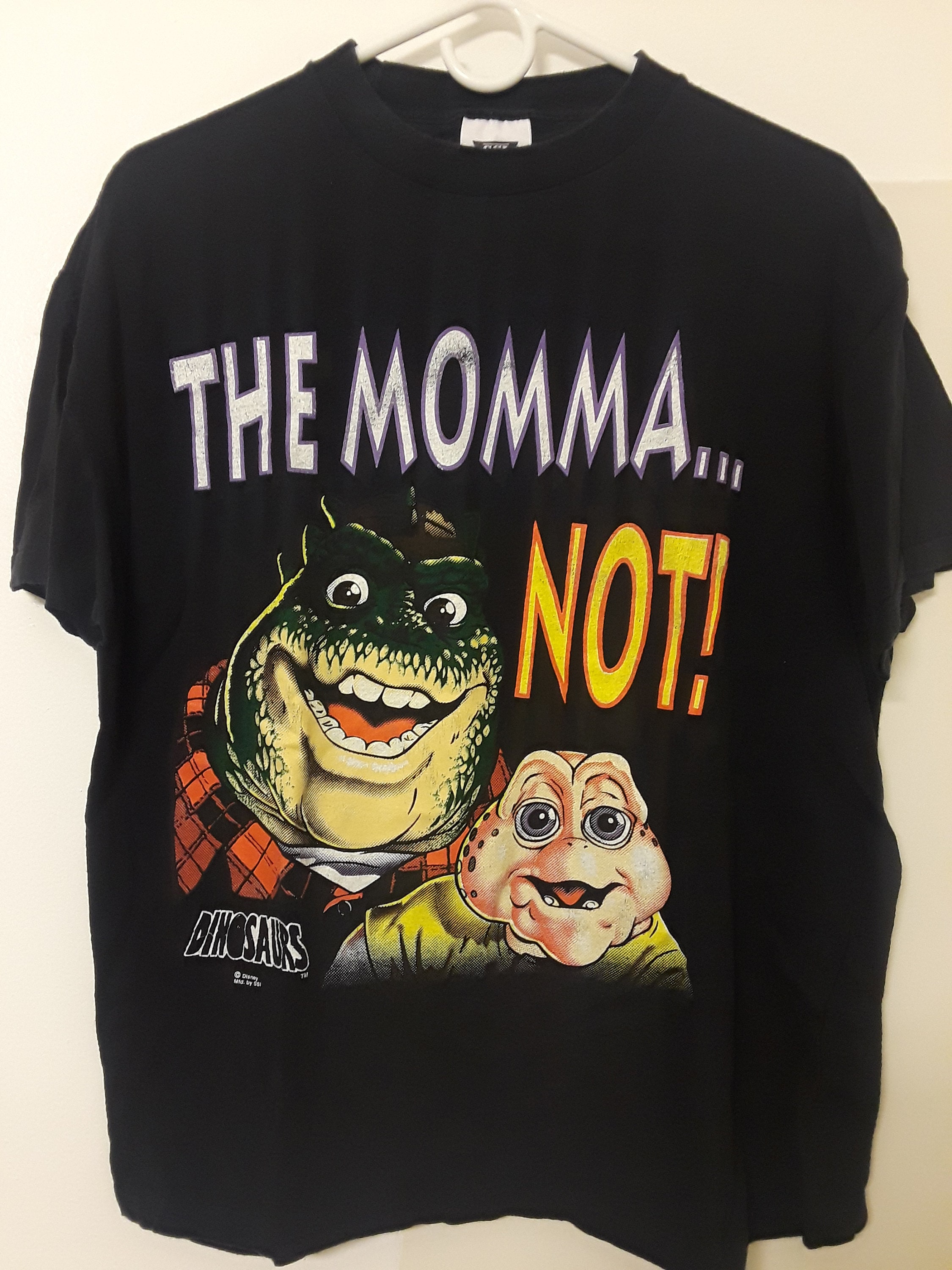Dinosaurs Sweatshirt Not The Mama 90s Vintage Disney Graphic Baby Sinclair xs