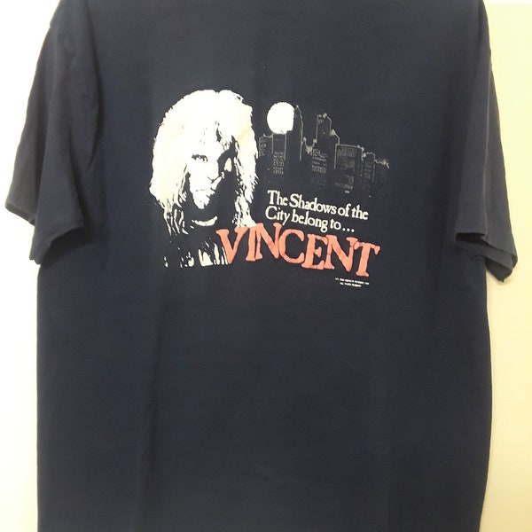 Vintage Beauty and The Beast 80's/90's TV Show Vincent Ron Perlman T Shirt