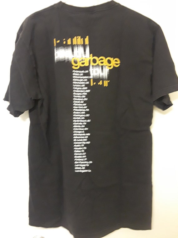 Garbage “beautiful garbage tour” tee Koszulka Vintage Garbage Shirley Manson Beautiful Garbage