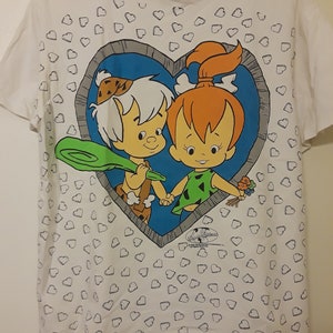 Vintage 90&#39;s Pebbles and Bam Bam Flintstones T Shirt