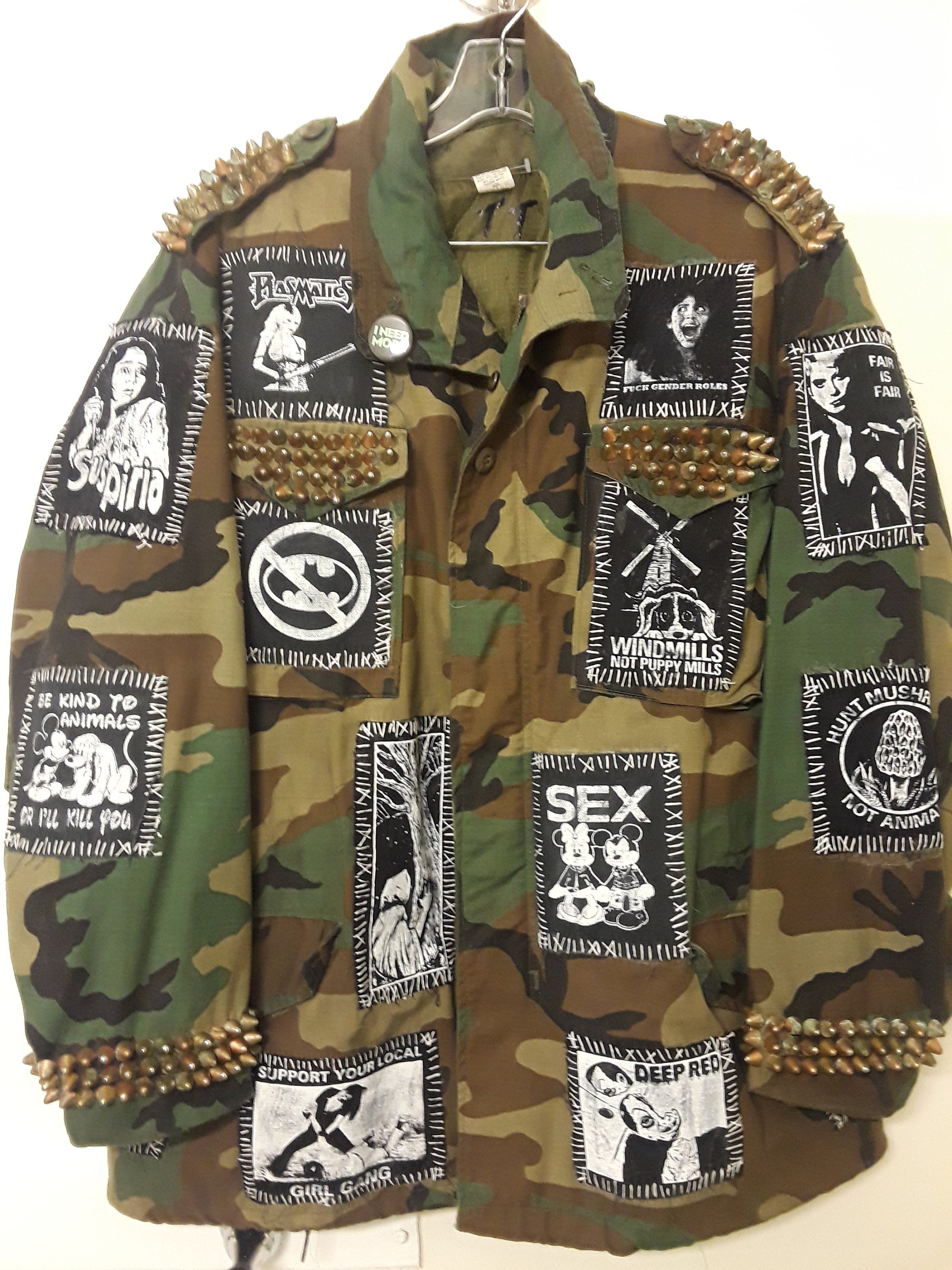 army patch jacket
