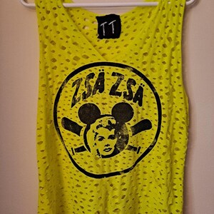 Shredded Neon Zsa 2 Muscle Tank Top T Shirt