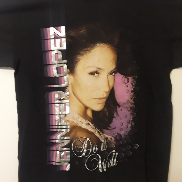 Jennifer Lopez Do It Well 2007 Tour T Shirt