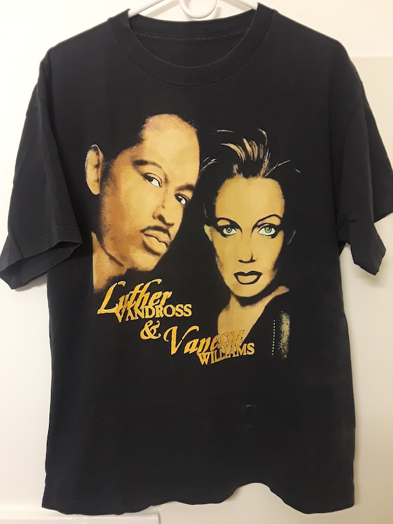 Luther Vandross 2001 Tour Tee Size L vtg Rap Tee - Gem Luther Vandross 2001 Tour Tee Size L vtg Rap Tee - Gem