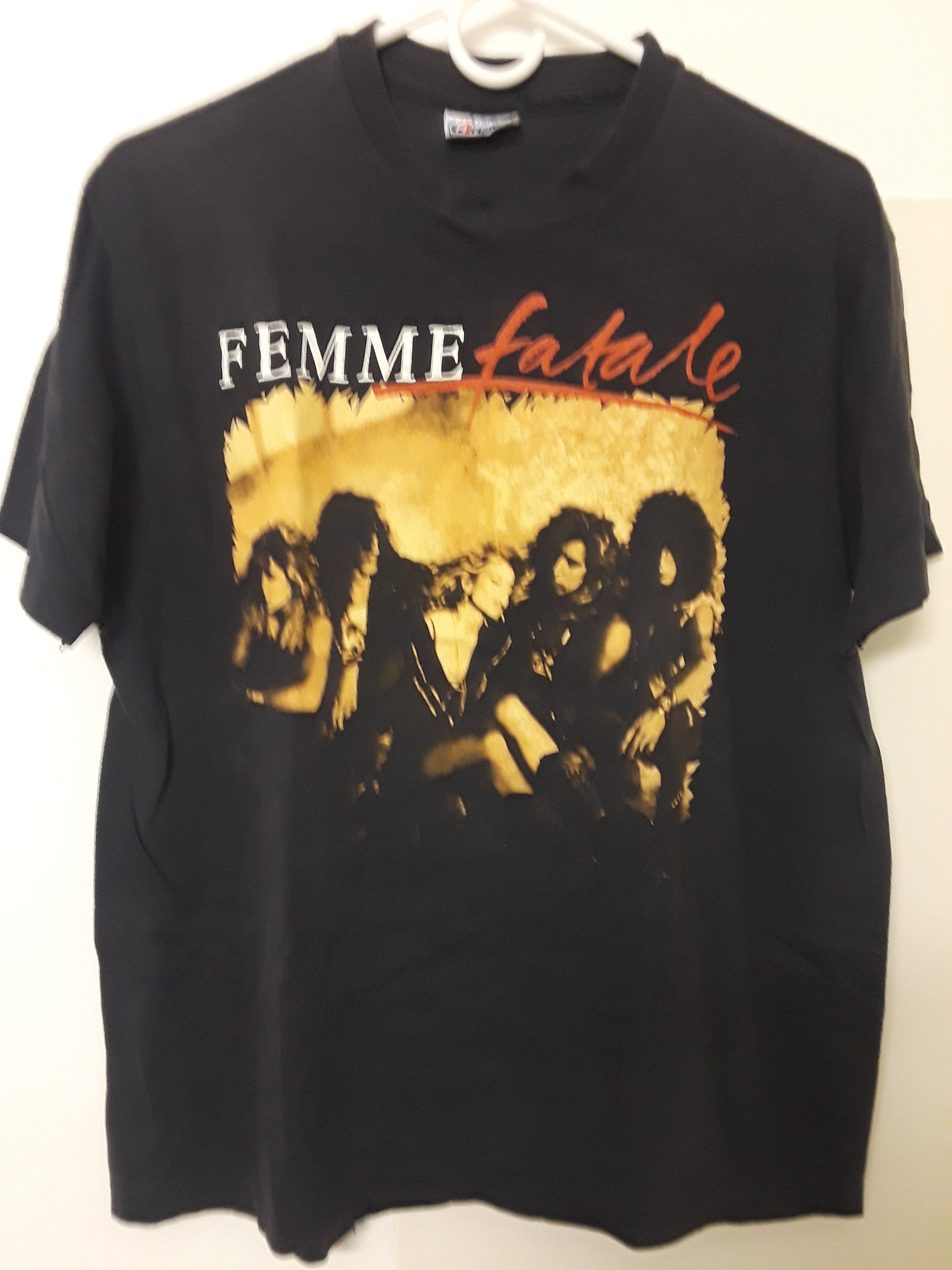Vintage Femme Fatale Rocks T Shirt Etsy Australia