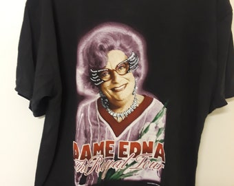 Vintage 90's Dame Edna The Royal Tour T Shirt