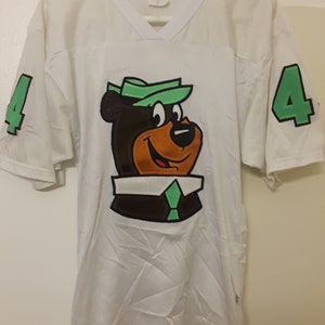 Vintage One of a Kind Ladies Cut Yogi Bear Sports Jersey