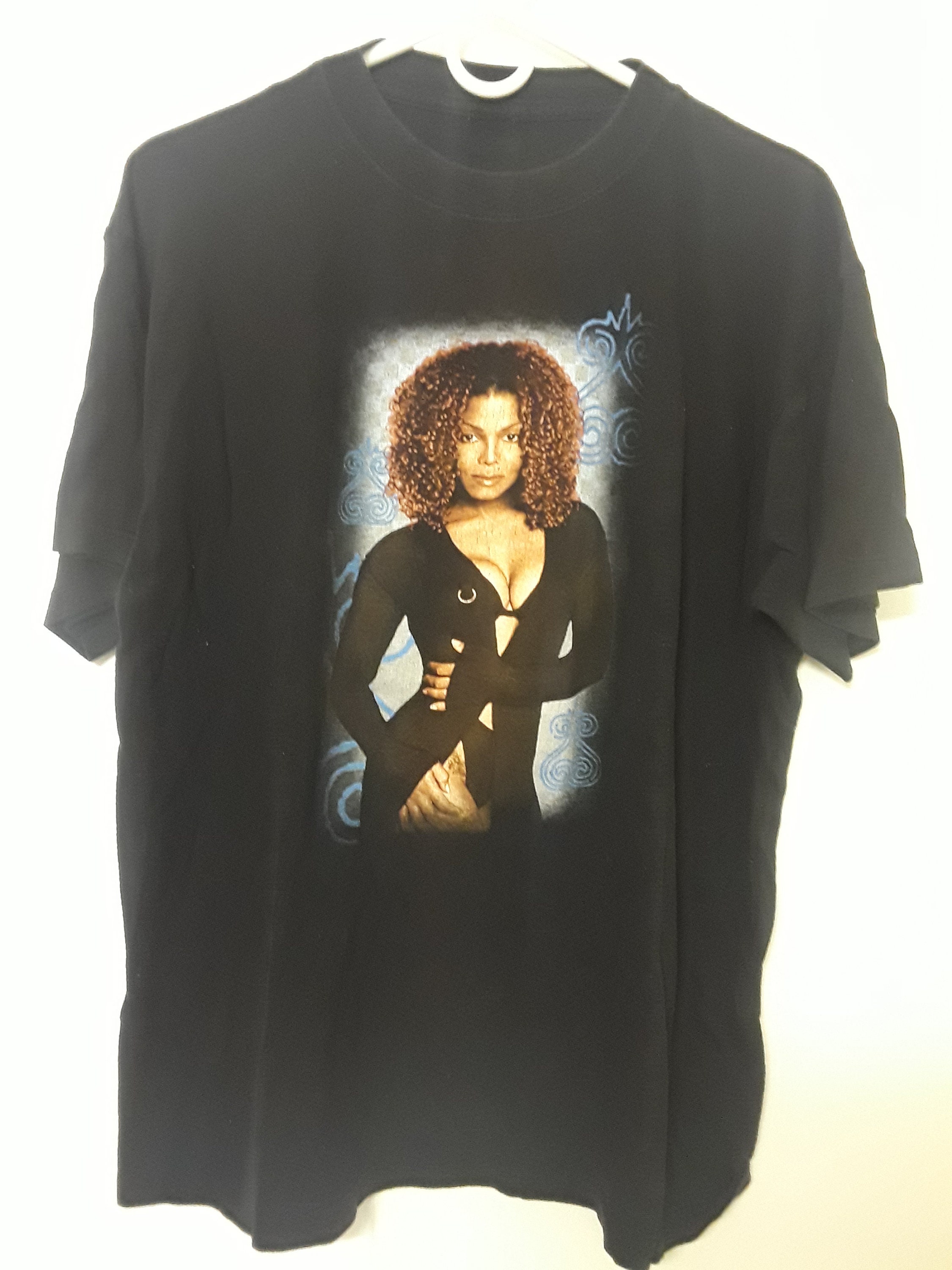 Vintage 90's Janet Jackson The Velvet Rope 1998 Tour T Shirt