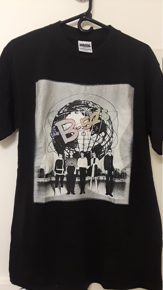 Vintage 90's B-52's Time Capsule 1998 Tour T Shirt