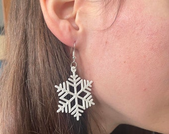 Snowflake earrings