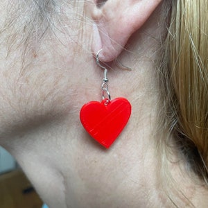heart earrings