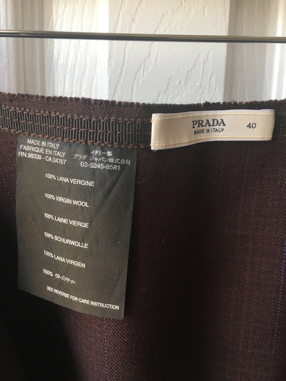 Prada wrap skirt