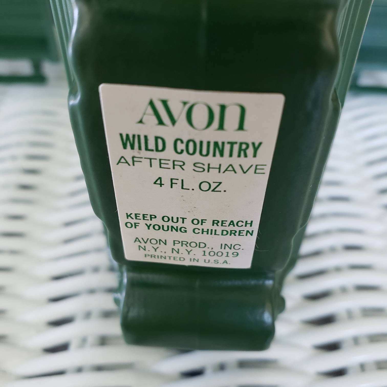 Vintage Avon San Francisco Cable Car 1980s Wild Country Aftershave