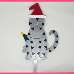 Christmas Cat and Mouse (16 1/2 inch