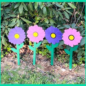 Wooden Flower Garden Stake