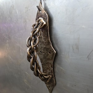 Iron Vines Door Handle Pull | Hand Forged Stainless Steel Braided Hardware